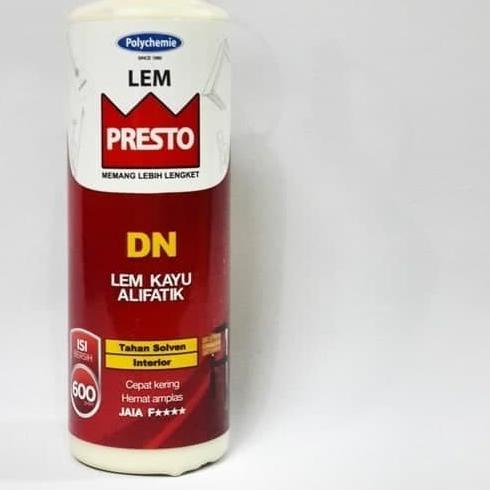 

LEM PRESTO DN 600gram / LEM KAYU ALIFATIK / LEM KAYU TAHAN PANAS