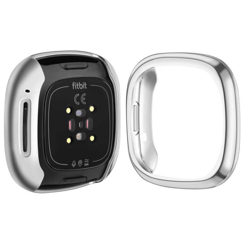 Soft Case Pelindung Layar Smartwatch Fitbit Versa 3 2 Versa3 Versa2 Sense Sense Bahan Tpu Bumper Ringan Tahan Goresan 2 Inspire2