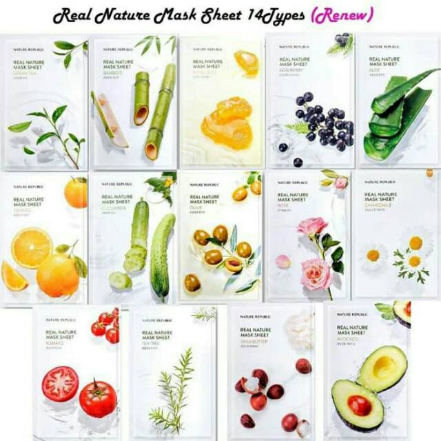 Nature republic sheet mask termurah bisa gojek | Shopee