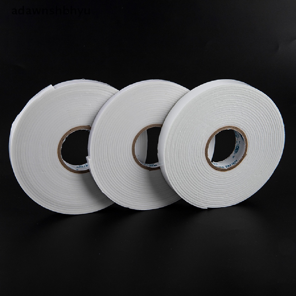 Adawnshbhyu 5M Tape Perekat Super Kuat Busa Double Sided Tape Pad Untuk Pasang Fixing Pad