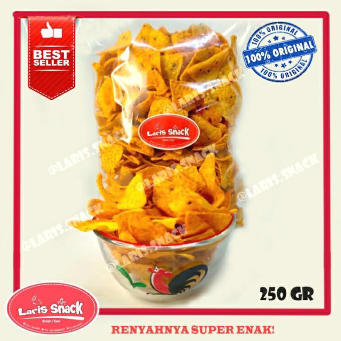

BISA BAYAR DITEMPAT Tortila Chips Tes Kiloan Curah 225 Gram - BBQ TERMURAH Kode 186