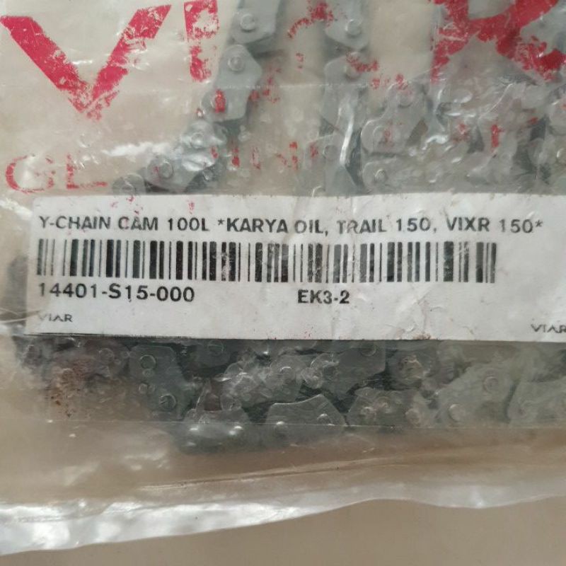 Rantai Kamprat Viar 100L ori 3 lapis