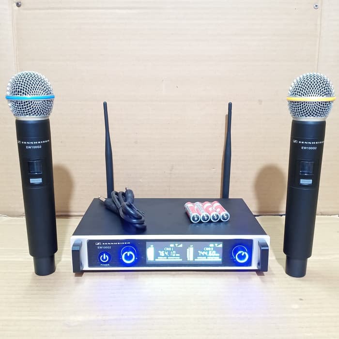 SENNHEISER EW100G2 MIC HANDHEL WIRELESS MICROPHONE SYSTEM