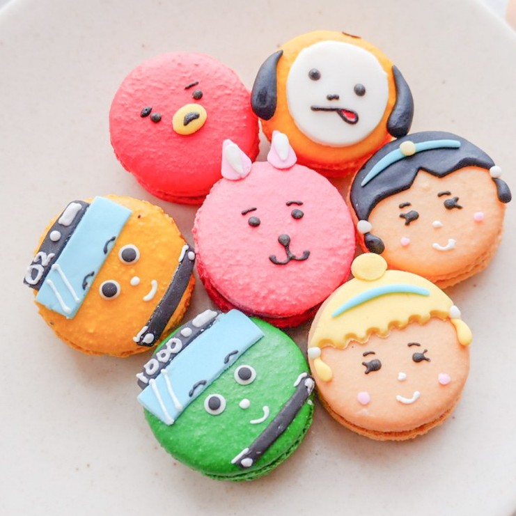 REGULAR MACARON KARAKTER ISI 6PCS