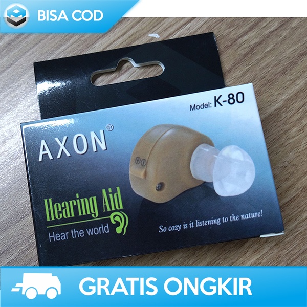 ALAT BANTU PENGERAS PENDENGARAN SUARA TELINGA BY AXON K - 80 ORIGINAL