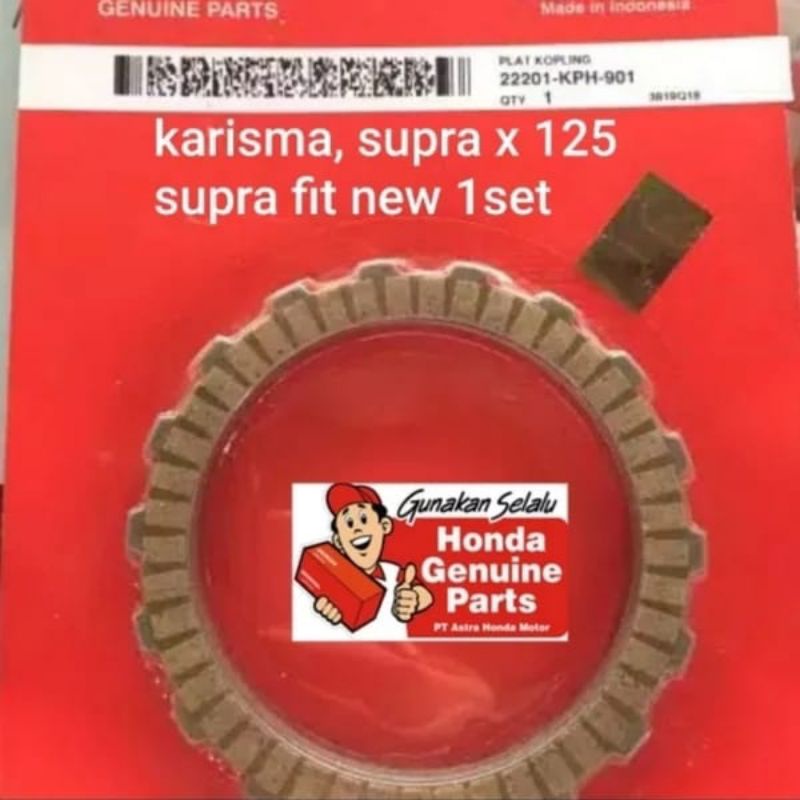 kampas kopling supra x 125 karisma supra fit new asli ahm