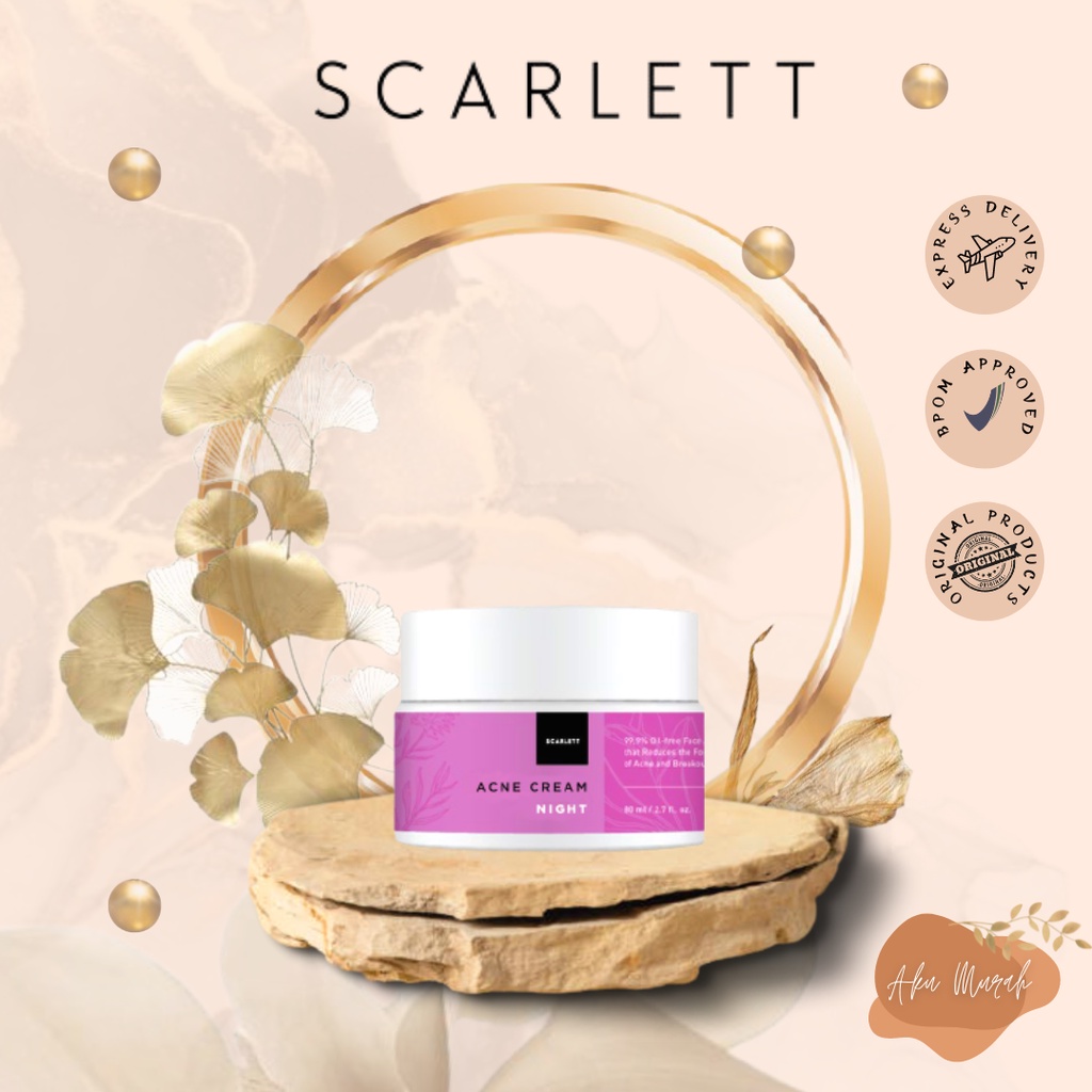 ✨ AKU MURAH ✨SCARLETT CREAM WAJAH