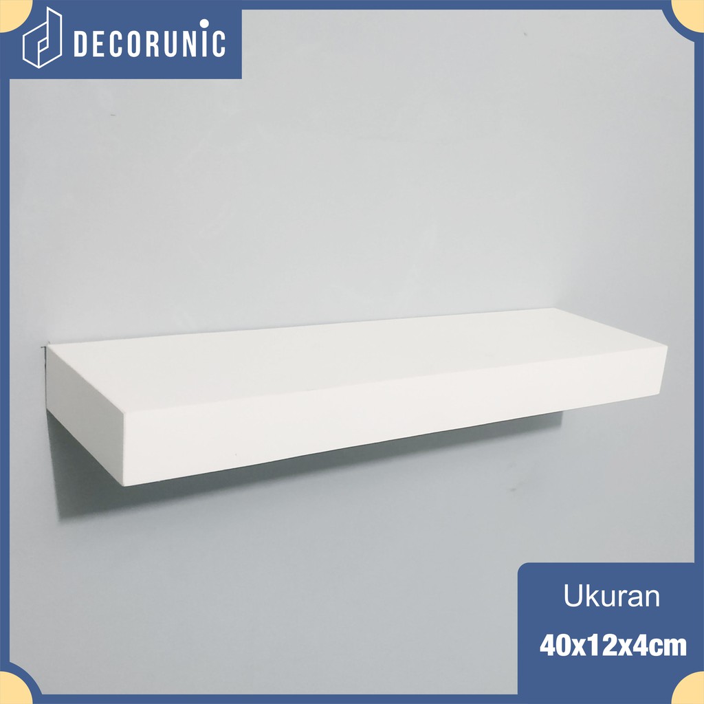 [Decorunic] Floating Shelf - Rak Dinding Minimalis ukuran 40 cm