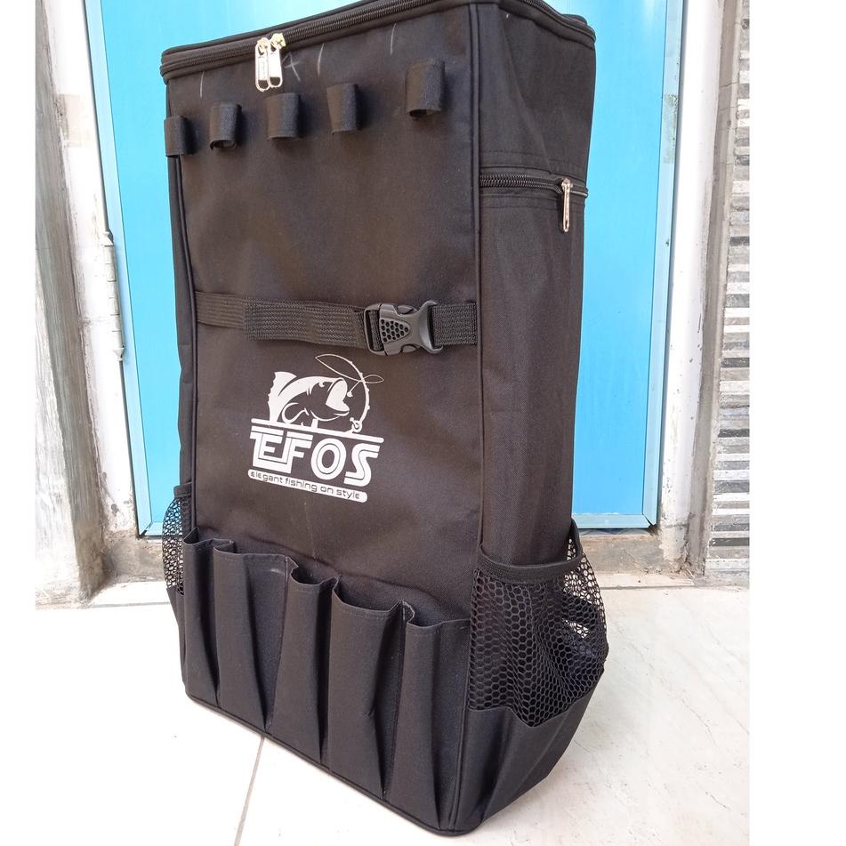 [titleawal] Tas Pancing Ransel Wadukan Isi 5 Joran