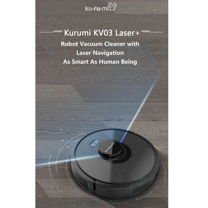 KURUMI KV03 LASER ROBOT VACUUM CLEANER / PENYEDOT DEBU KURUMI KV 03 LASER