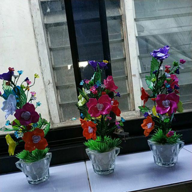 Pajangan Bunga Hias Akrilik D Rainbow Dekorasi Akrilik