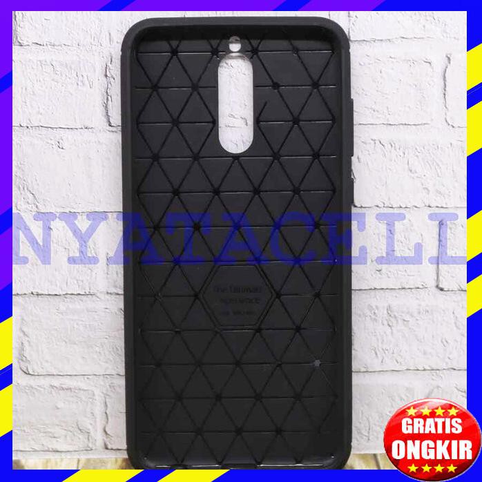 ACC HP SOFTCASE CARBON FIBER HUAWEI NOVA 2I IPAKY CAPSULE SOFT CASE