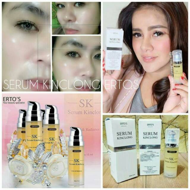 ERTOS SERUM KINCLONG (SK) ORIGINAL WAJAH GLOWING DAN PUTIH