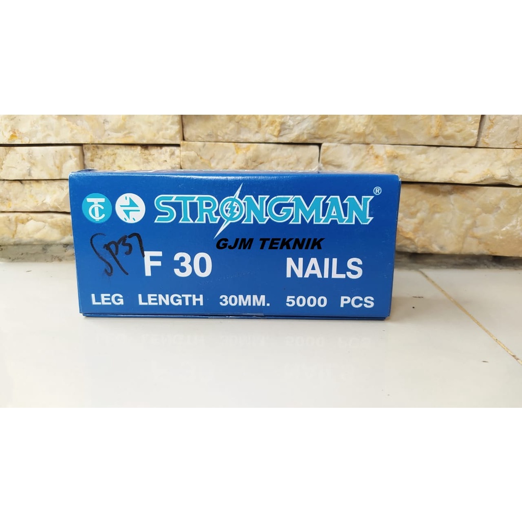 ISI PAKU TEMBAK 30MM - PAKU TEMBAK STRONGMAN F30
