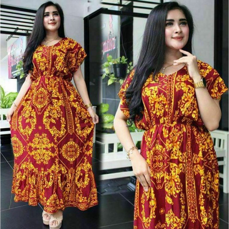 Daster Arab |Daster Sultan Bhusui daster inces motif sultan daster hits viral rayon premium - ZAHRA