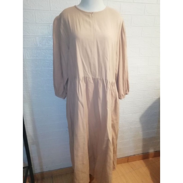 midi dress linen