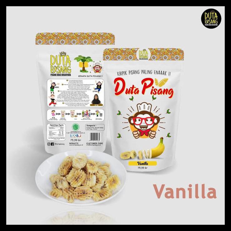 

Duta Pisang - Keripik Pisang Rasa Vanilla - 75Gr