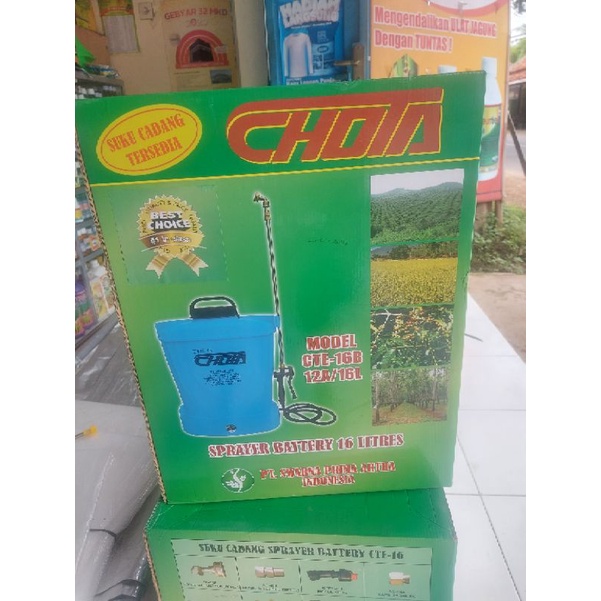 Chota, Sprayer tank elektrik 16liter 12ah