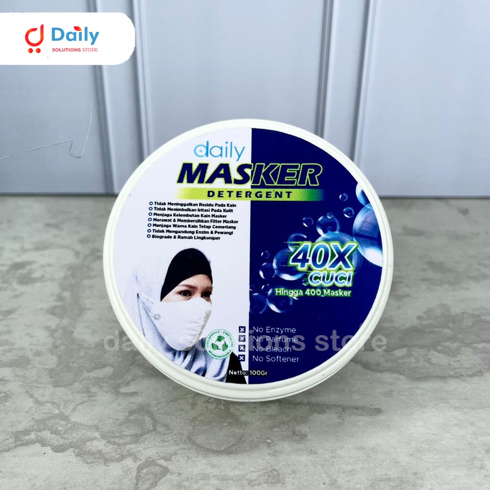 DAILY MASKER DETERGEN - PEMBERSIH MASKER RAMAH LINGKUNGAN