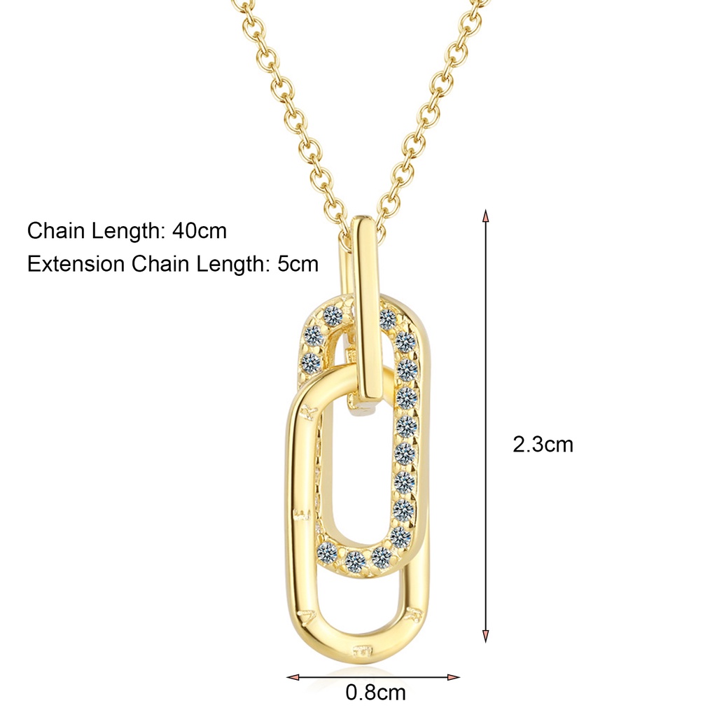 Hu Hu Hu Hu Hu Alat Bantu Pasang Kacamata♡ Kalung Liontin Huruf Aksen Berlian Imitasi Berkilau Tahan Lama Untuk Wanita