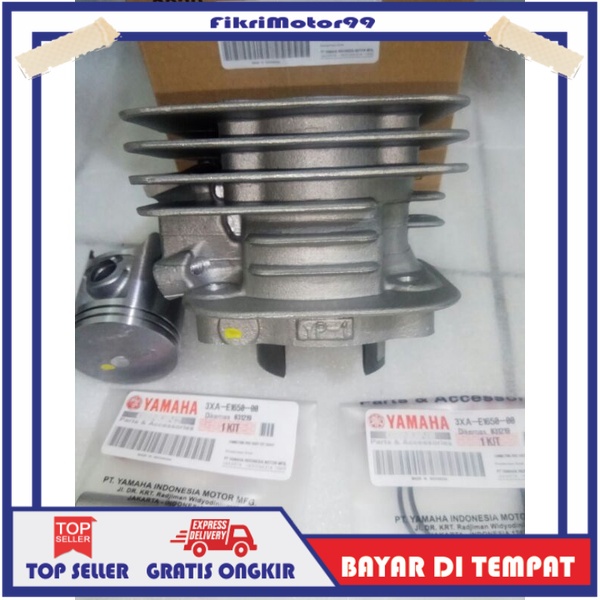 Blok Seher Silinder Yamaha Fiz R YP1 Isi Komplit Piston Kit