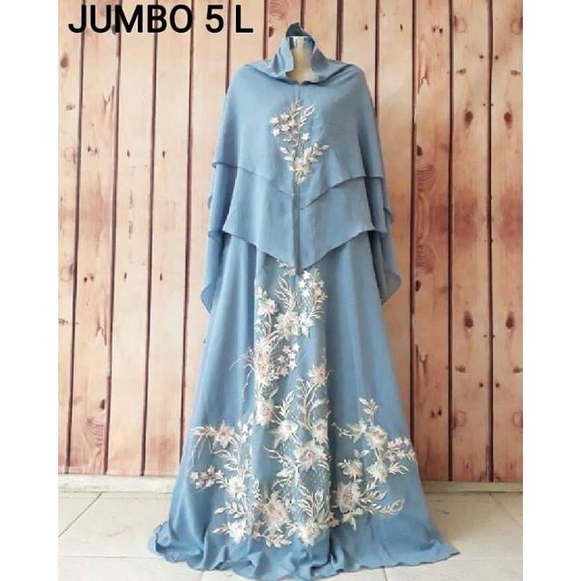 Gamis CERUTY JUMBO 5 L atau Gamis CERRUTY BRUKAT VARIASI
