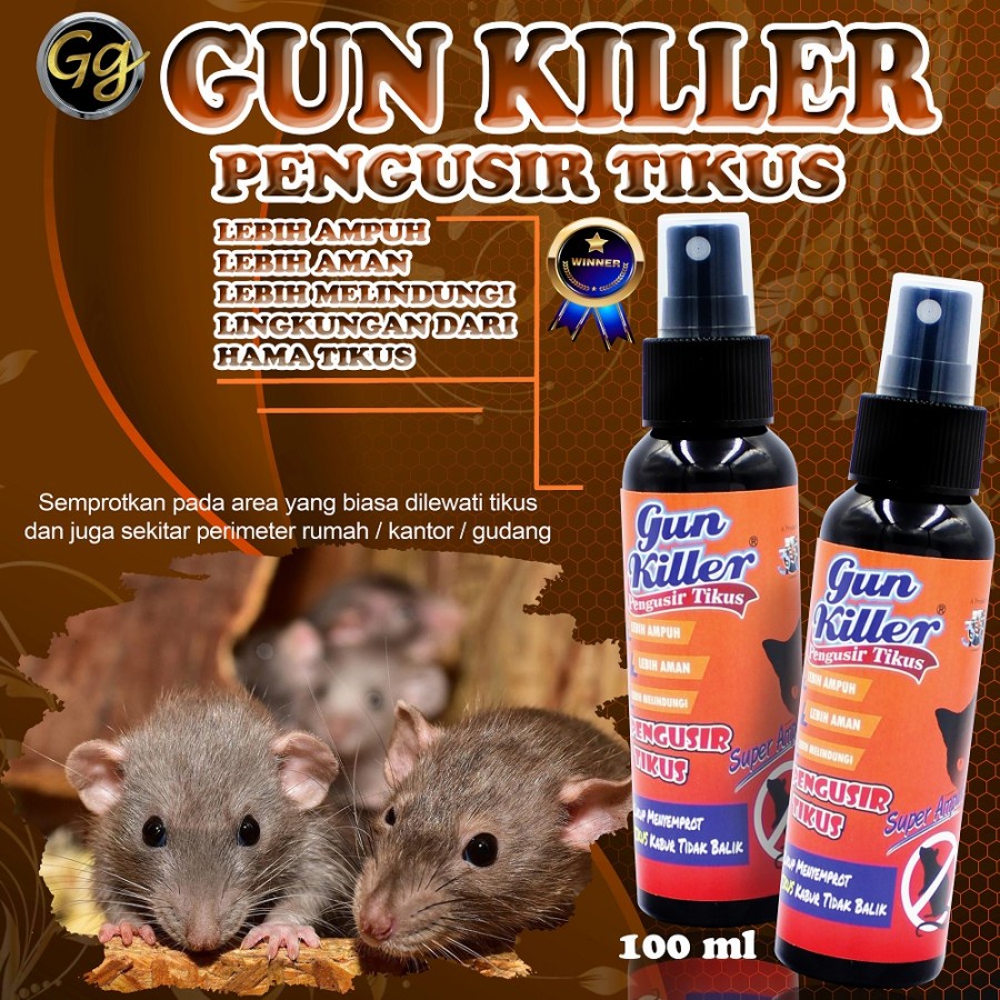 Obat Pembasmi Tikus Racun Tikus Gun Killer Pengusir Tikus