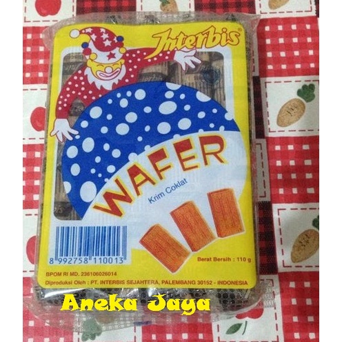 

Interbis Wafer Krim Coklat / Roti Es 110g