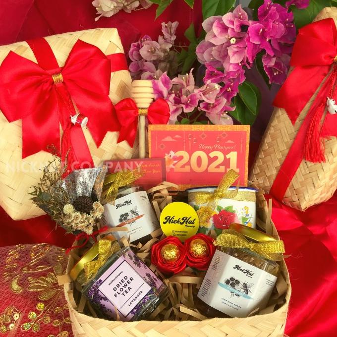 

BISA COD Hampers SANTAI Madu Murni Teh Bunga LEBARAN NATAL IMLEK SOUVENIR KADO PROMO SPECIAL Kode