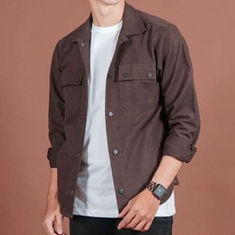 JAKET SEMI PARKA ORIGINAL//JAKET TRUCKER//JAKET KANVAS//JAKET PRIA-3