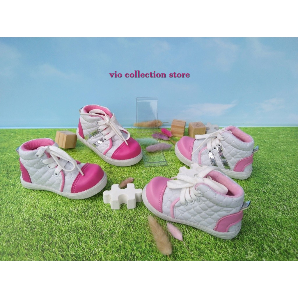 PROMO - SEPATU BALITA - SEPATU BABY - SEPATU ANAK PEREMPUAN - SEPATU MURAH - MODEL TALI TINGGI - C06