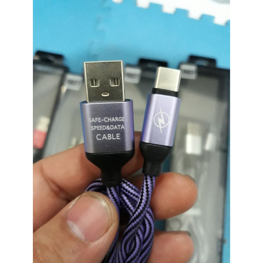 TYPE C KABEL USB FAST CHARGING - TYPE C USB CABLE 1 M FOR SMARTPHONE