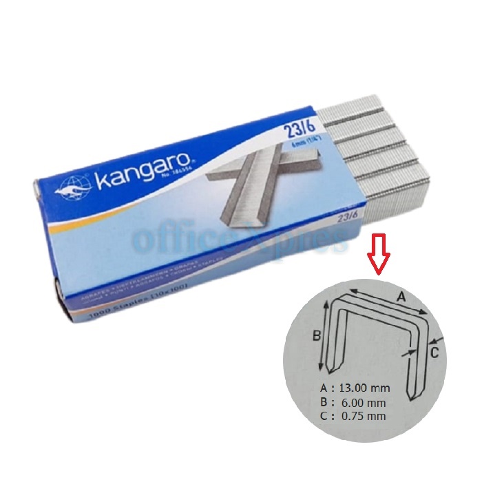 

Isi Staples / Isi Stapler Jilid / Necis / Staples Heavy Duty / Stapler Kangaro