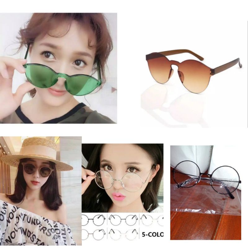 Kacamata Vintage Kacamata Bulat Kacamata Fashion