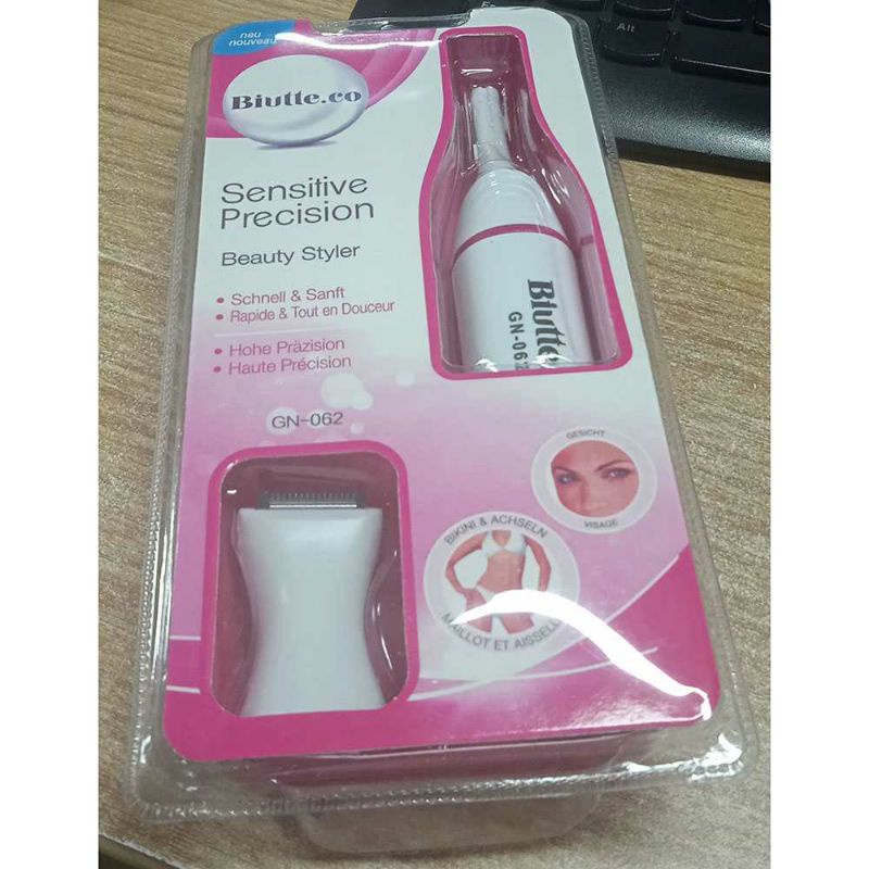 Biutte.co 5in1 Trimmer Shaver Pencukur Bulu Kaki Tangan Hidung Tubuh Ketiak Wajah Wanita Elektrik Serbaguna