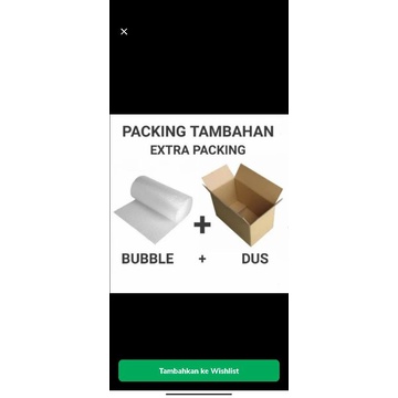 

Tambahan extra packing