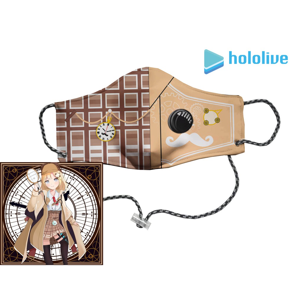 Masker Hololive WATSON AMELIA N95 2Ply SNI