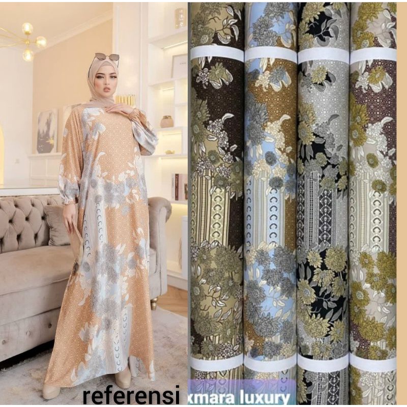 Kain  Maxmara Lux motif Arumi terbaru (harga Per 0.5 m )