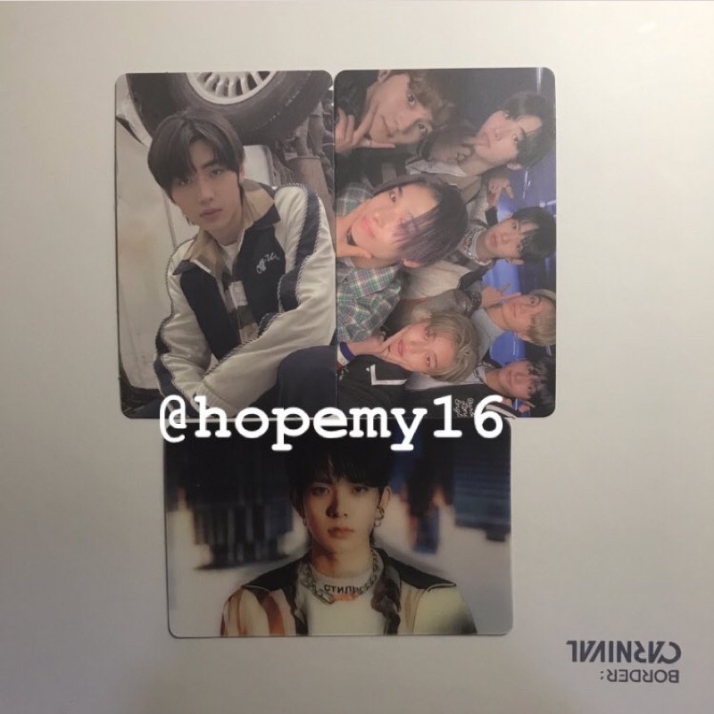 ☁️SoGo☁️ Official Photocard Enhypen BORDER: CARNIVAL DOWN Sunghoon Grup Heesung Lenti album only