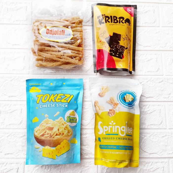 

Snack Cheese Lovers Cemilan Keju (Cheese Stick, Brownies Kering Manis