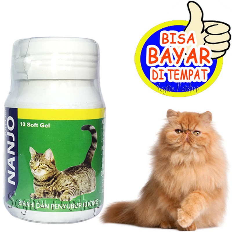 VITAMIN KUCING SUSAH KAWIN OBAT BIRAHI PENYUBUR NANJO SOFTGEL