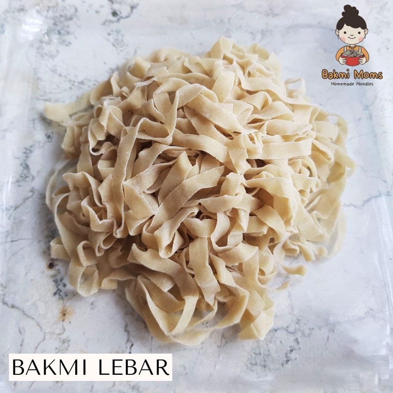 

[Bakmi Moms] Bakmi Lebar Telor Ayam Special | Mie Mentah