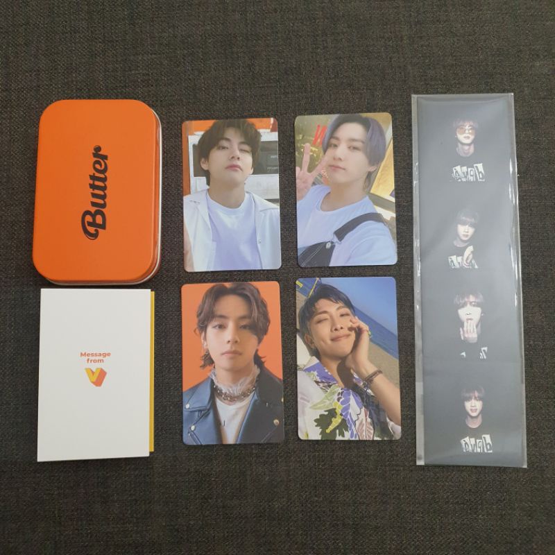 BTS Butter POB PC V Jungkook RM Jin Photocard