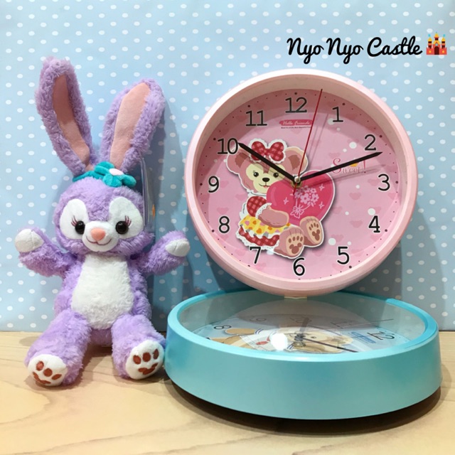 Jam Dinding Bulat Disney Duffy The Bear & Friends (Shellie May, Stella Lou, Gelatoni)