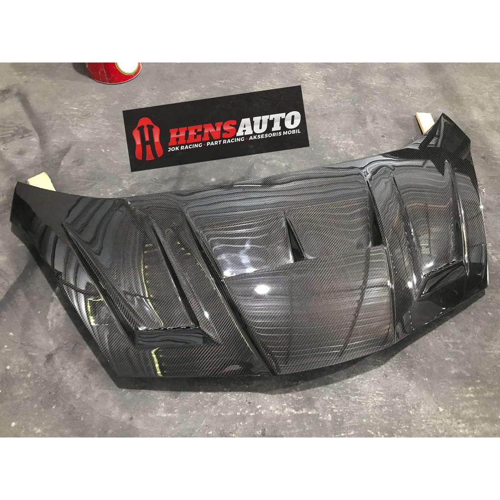 KAP MESIN CARBON KEVLAR MOBIL HONDA JAZZ GE8