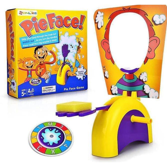 Mainan Edukasi Anak Keluarga Laki Perempuan Dewasa Pie Face Game Lucu