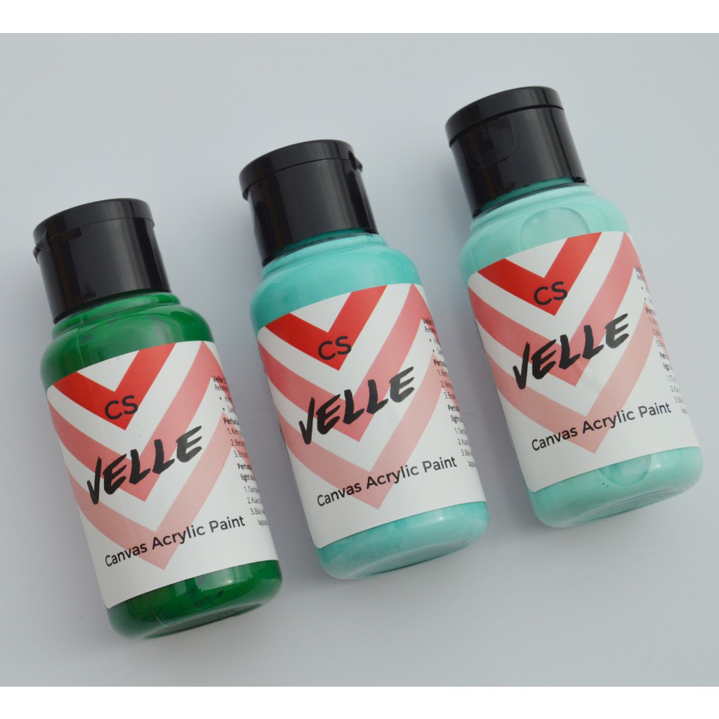 Cat Sepatu Kanvas - cat repaint sepatu topi tas kanvas - Velle CS-6