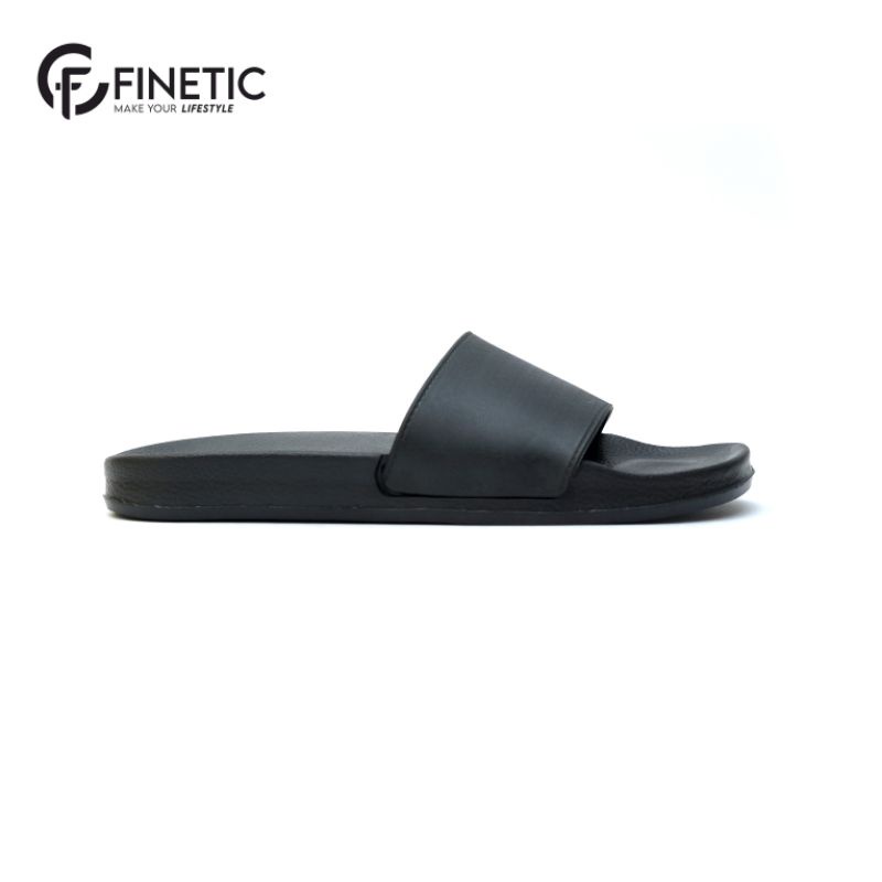 Sandal slop polos Flip flop pria wanita empuk sendal slide finetic original-2