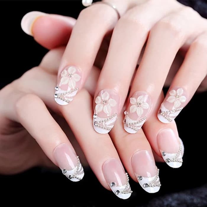 wedding nail transfers