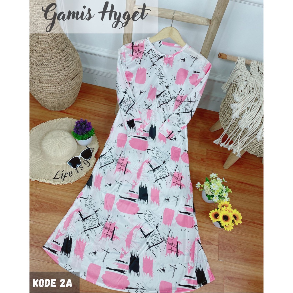Gamis Hyget Busui Lanjutan Katalog Gamis Murah Gamis Hyget Gamis 30ribuan AH-GAMIS HYGET kode  2A